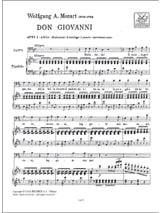 Madamina, il Catalogo E Questo. Don Giovanni - MOZART - Partition